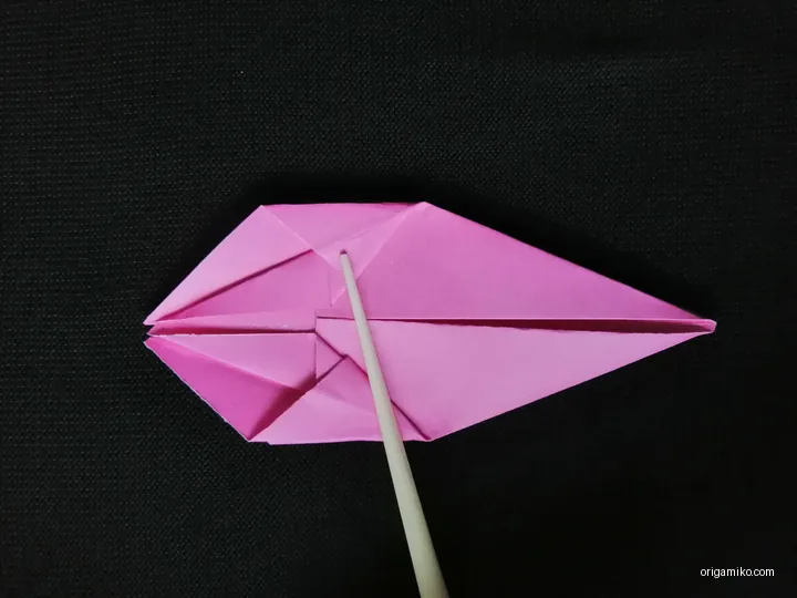 Origami harebell step 3 (b)
