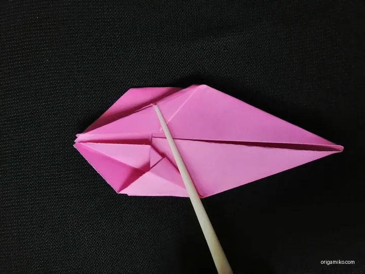 Origami harebell step 3 (c)
