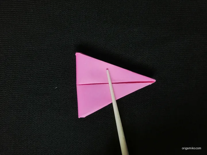 Origami harebell step 4 (a)