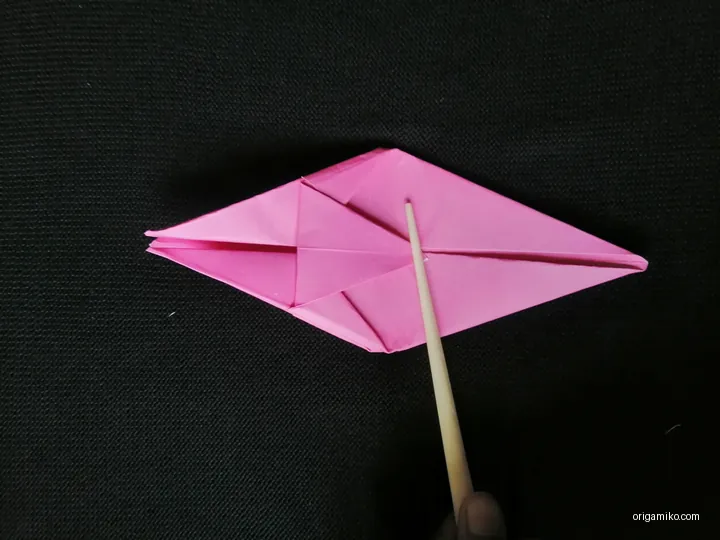 Origami harebell step 4 (b)
