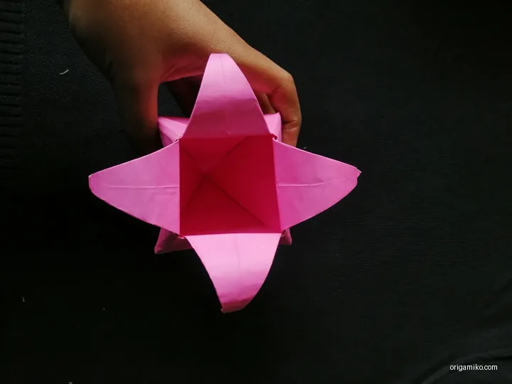 Origami harebell step 5