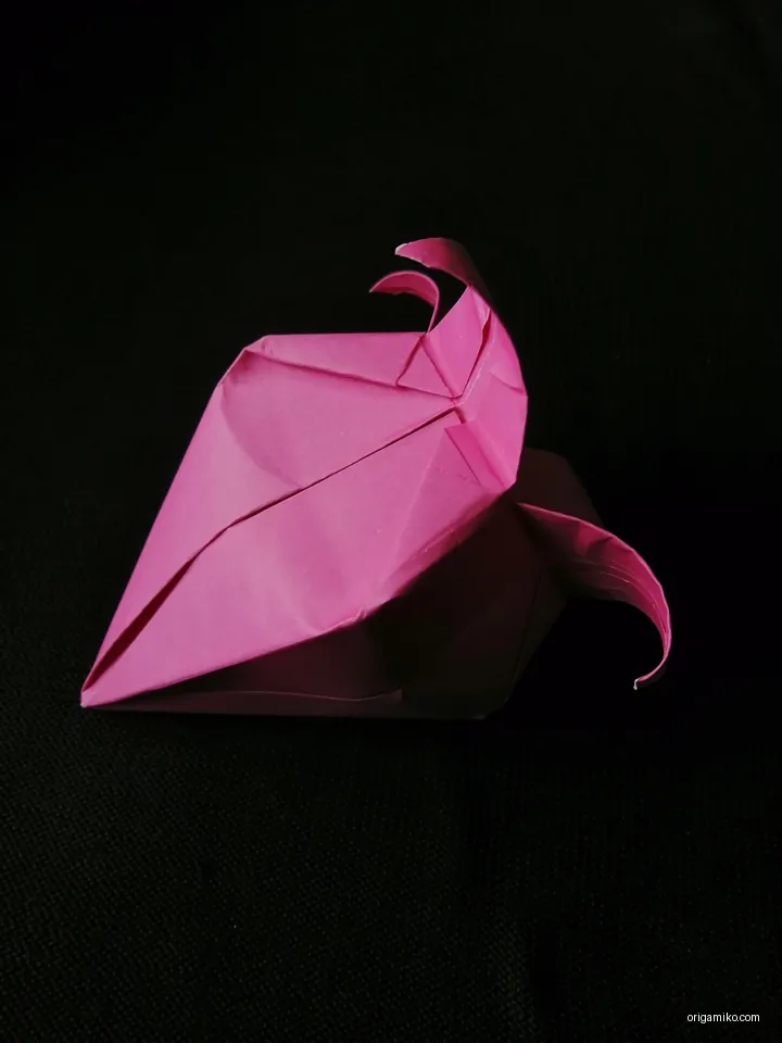 Origami harebell step final result