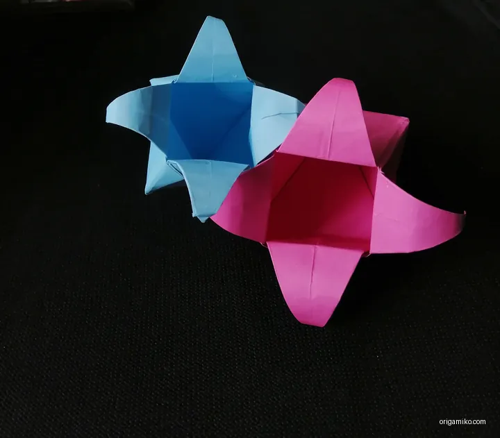 Origami harebell step final result 6