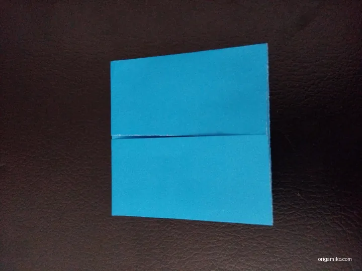 Origami leaf wreath step 2 c