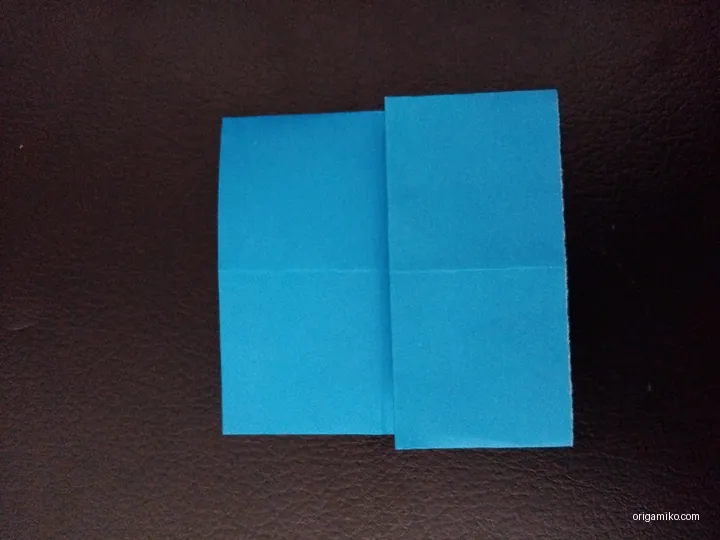 Origami leaf wreath step 2 d