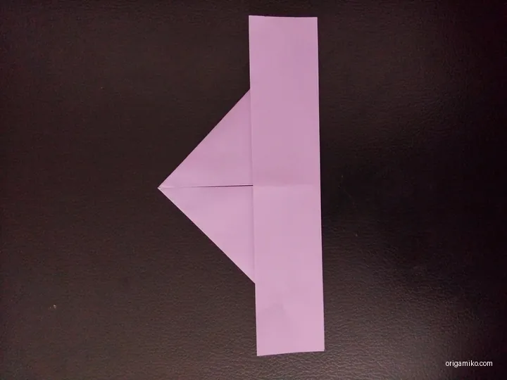 Origami pirat hat step 4