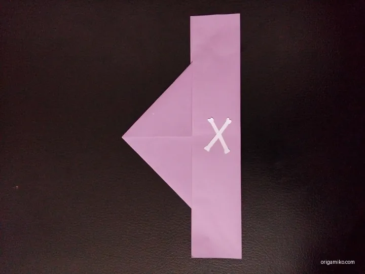 Origami pirat hat step 5