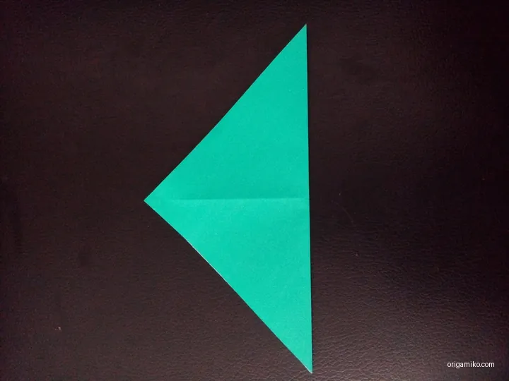 Origami samurai hat step 2 b