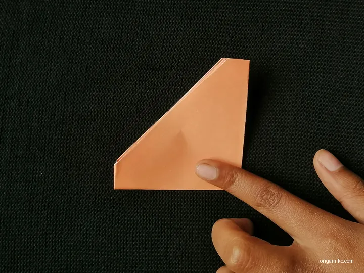 origami carnation flower step 2 (c)