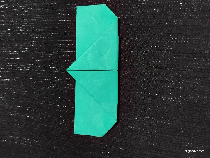 origami four leaf with clover step 3 b