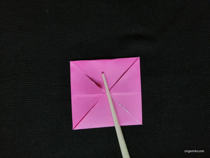 origami lotus step 2 (b)