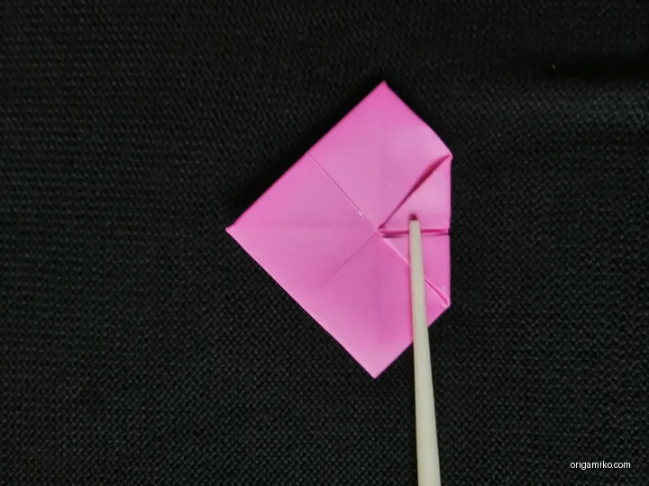 origami lotus step 2 (e)