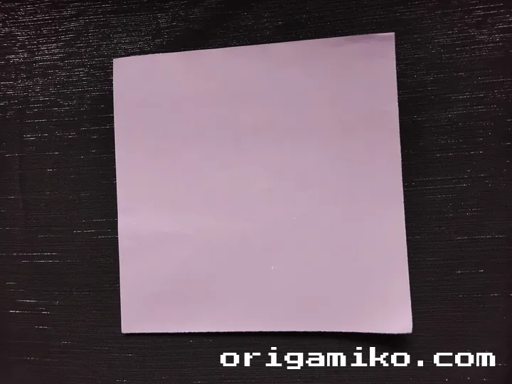 Origami car step 1