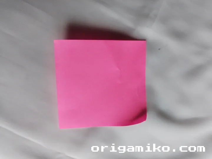 Sticky note fidget toy step 1 b