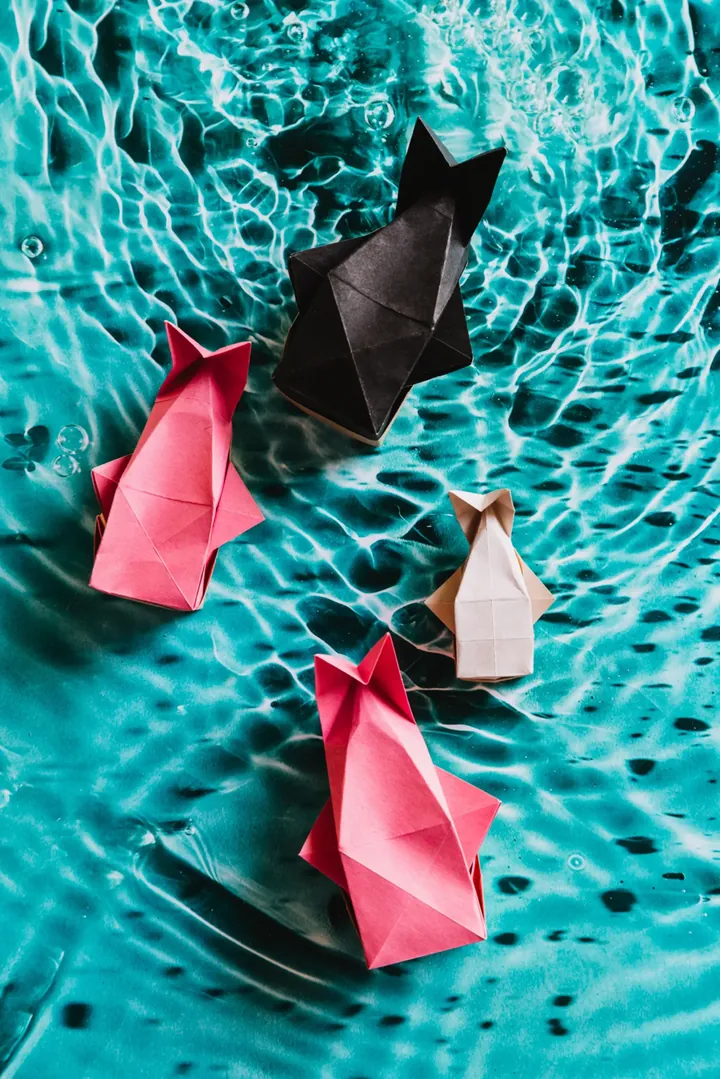 Cute Origami Whale