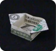 Dollar Bill Money Box with Handle