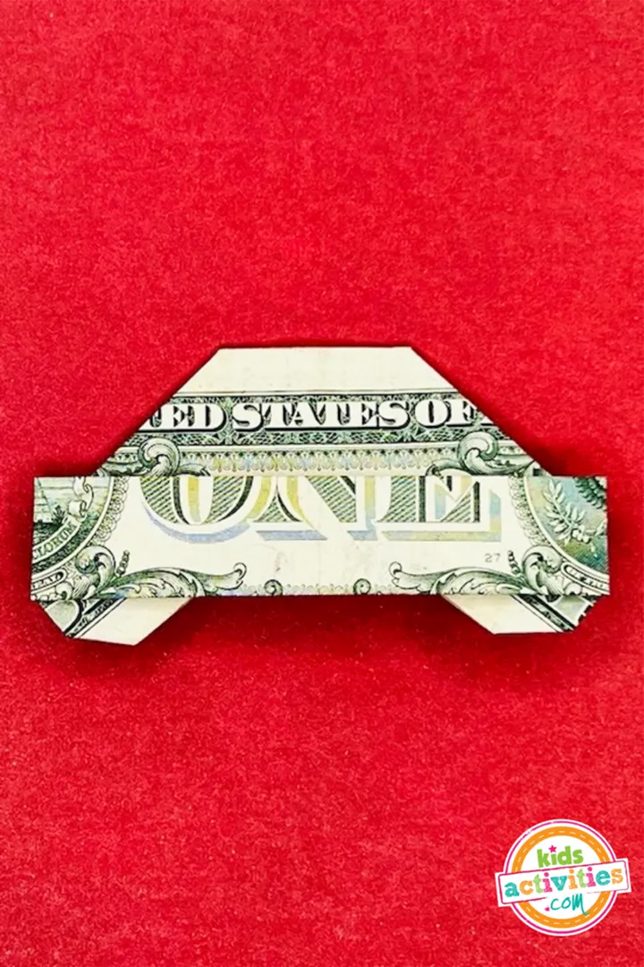 Dollar Bill Origami Car