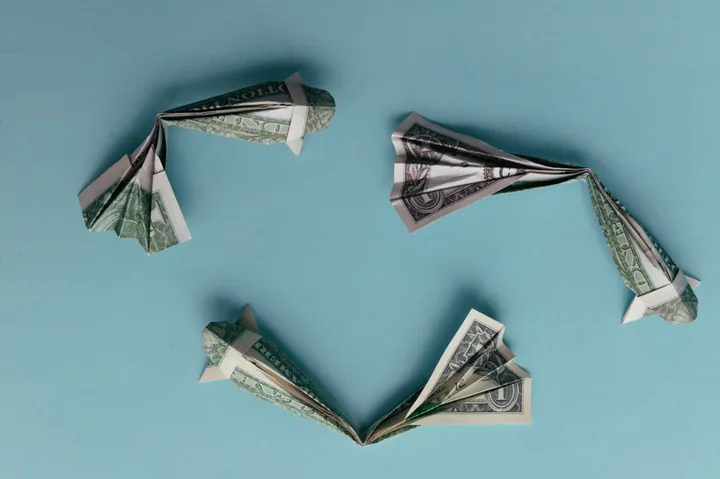 Dollar Bill Origami Fish