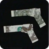 Dollar Bill Origami Money Gun