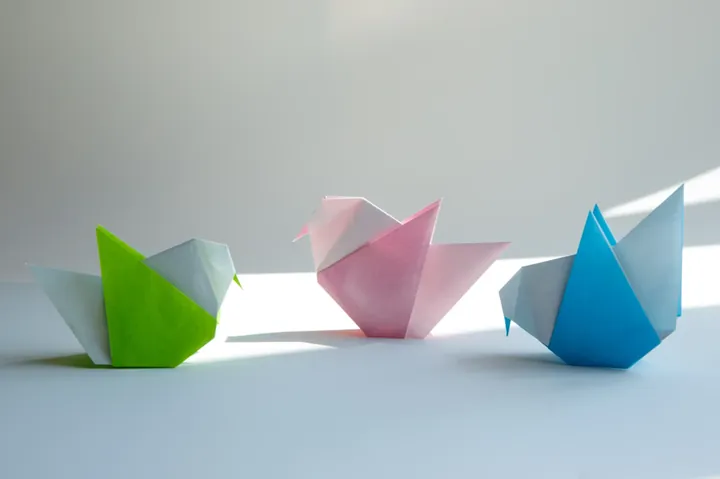 Easy Origami Bird