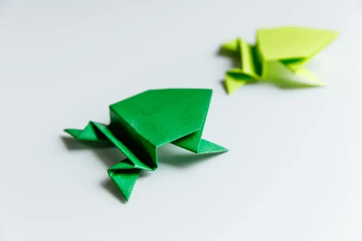 Easy Origami Frog