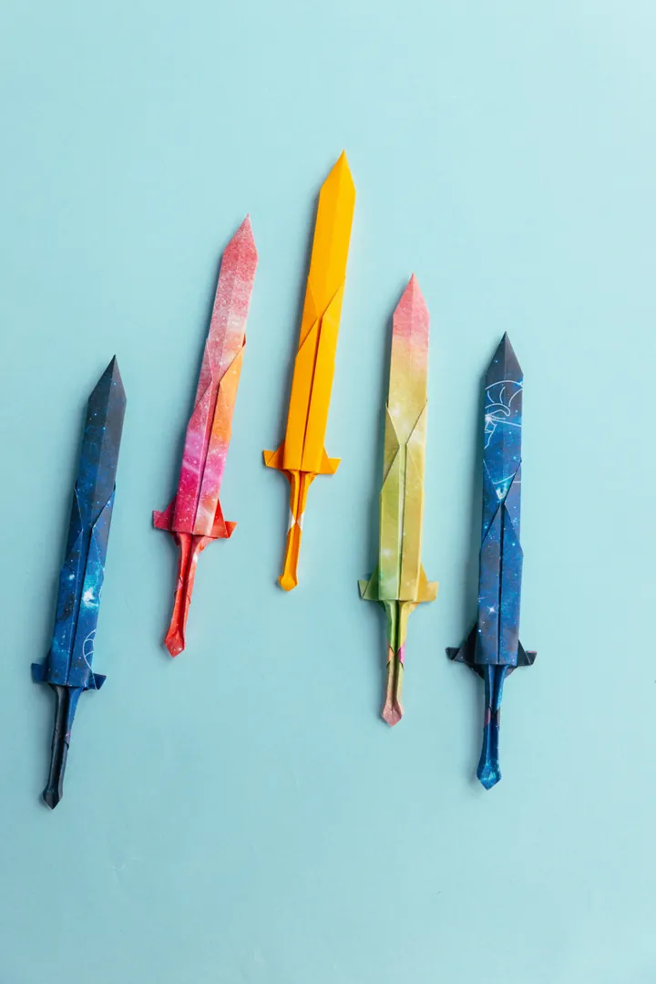 Easy Origami Sword