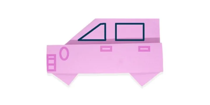 Easy Origami Van