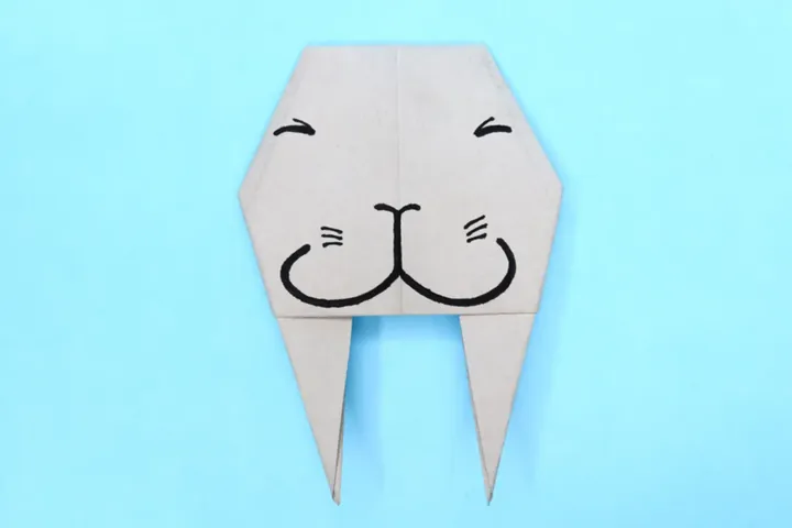 Easy Origami Walrus