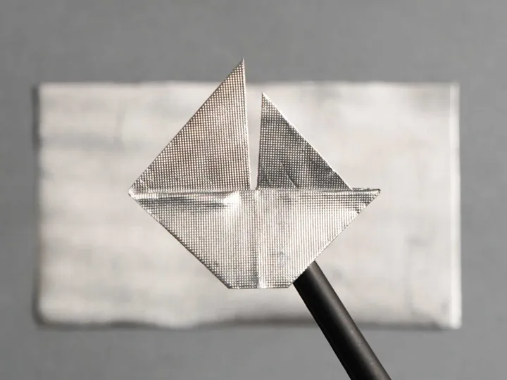 Gum Wrapper Origami Boat