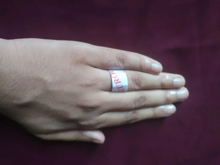Gum Wrapper Origami Ring