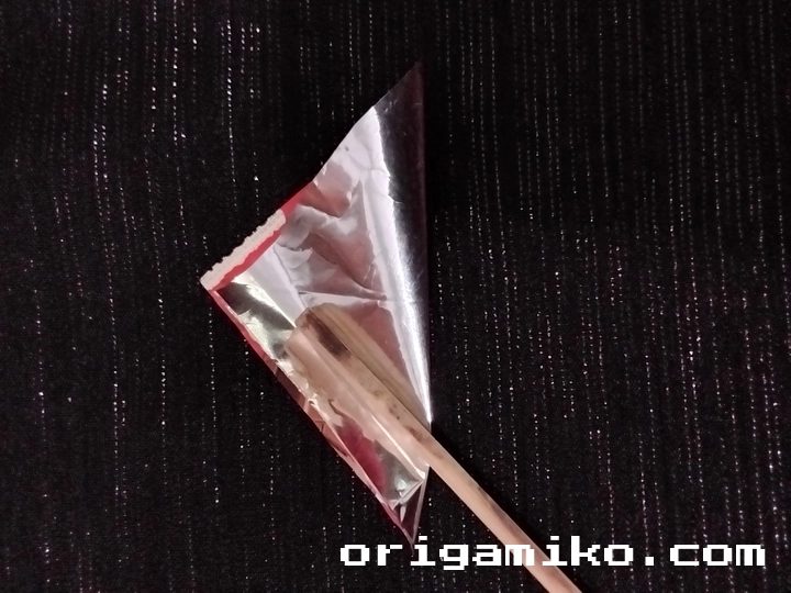 Gum wrapper origami star 2 a