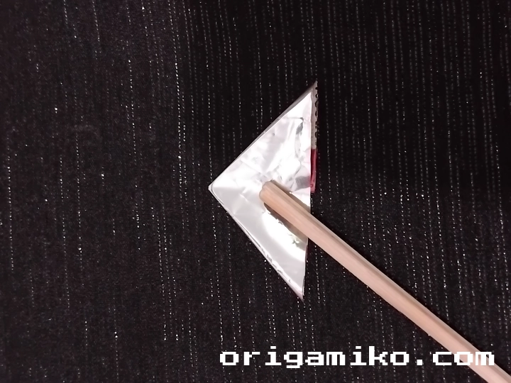 Gum wrapper origami star 3