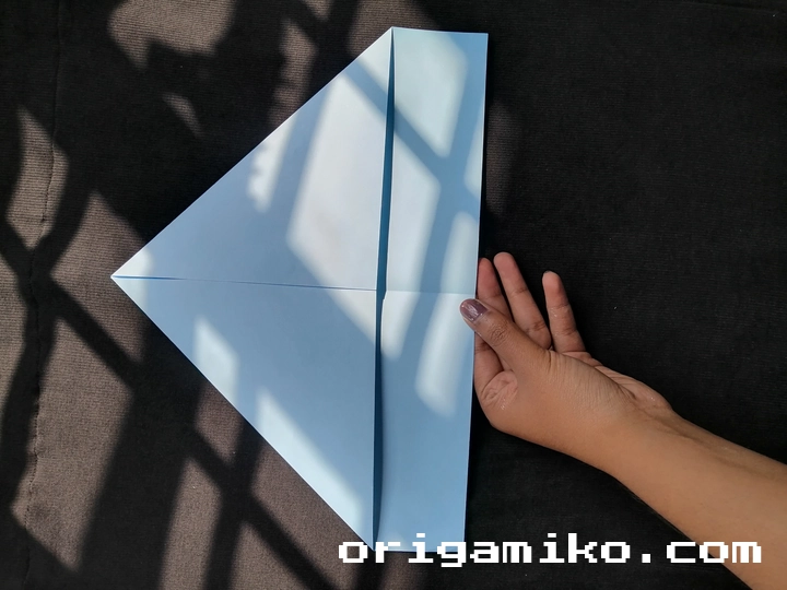 Jet Fighter Paper Airplane step 2 (b)