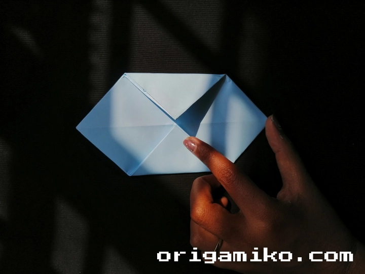 Jet Fighter Paper Airplane step 3 (a)