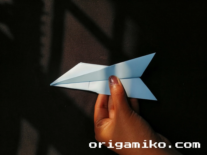 Jet Fighter Paper Airplane step 4 (b)