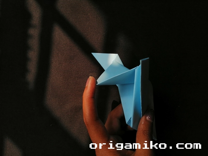 Jet Fighter Paper Airplane step 4 (c)