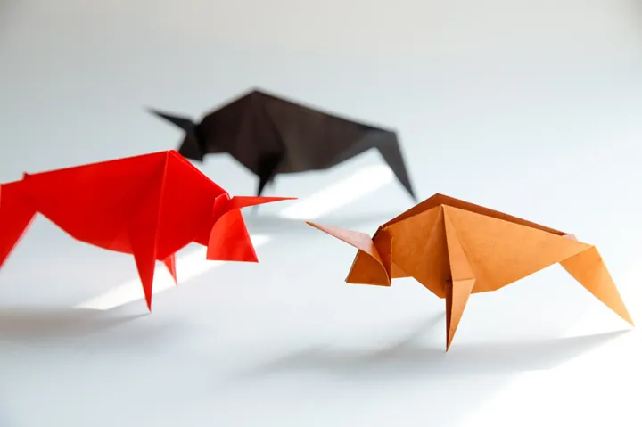 Origami Bull