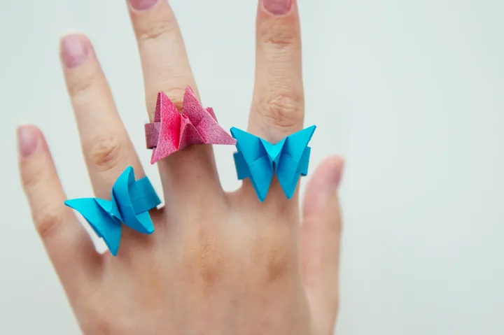 Origami Butterfly Ring