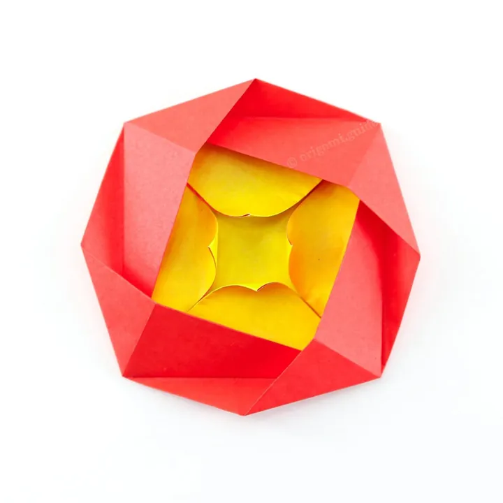 Origami Camellia Flower