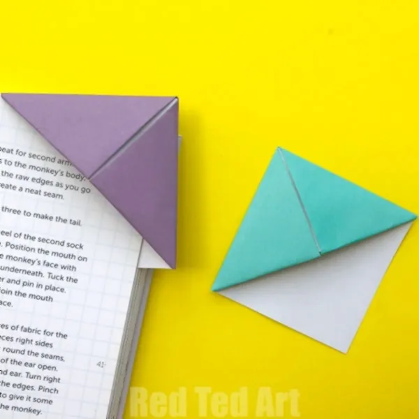 Origami Corner Bookmark