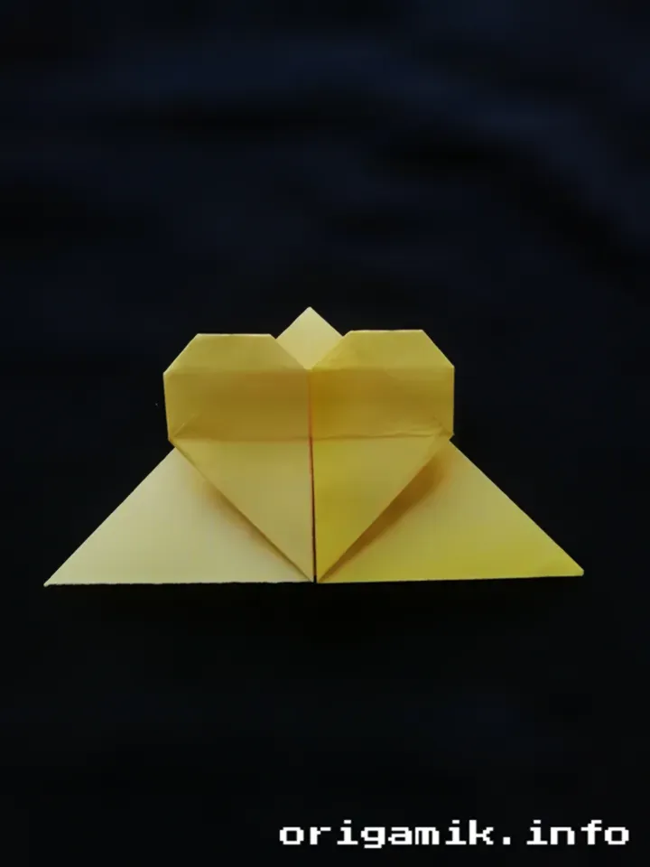 Origami Corner Heart Bookmark