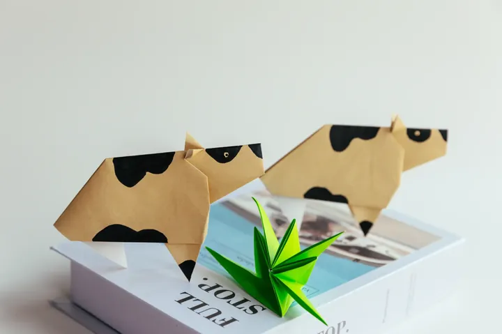 Origami Cow