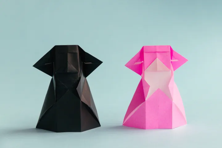 Origami Darth Vader