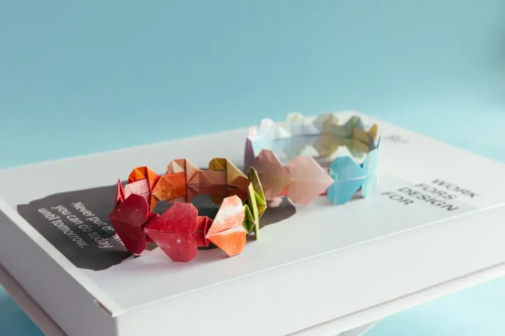 Origami Heart Bracelet