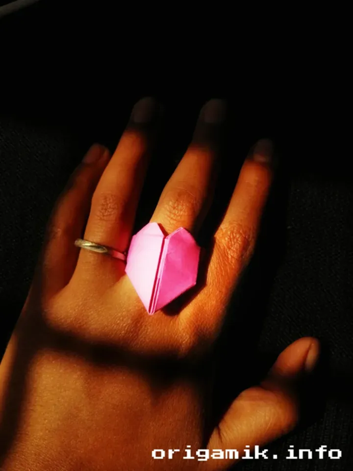 Origami Heart Ring