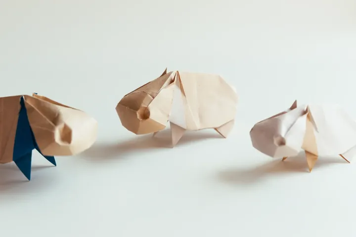 Origami Hippo