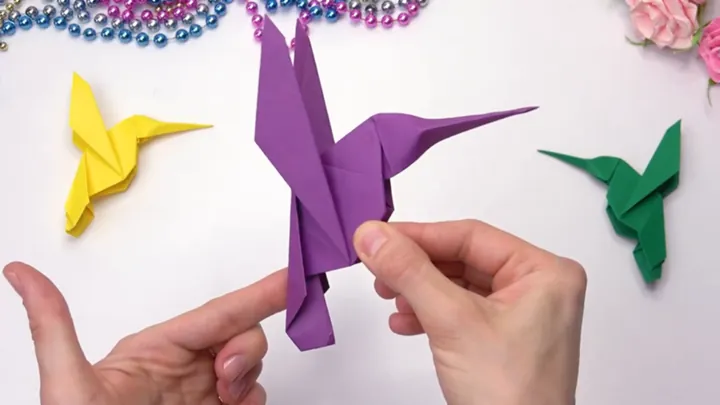 Origami Hummingbird