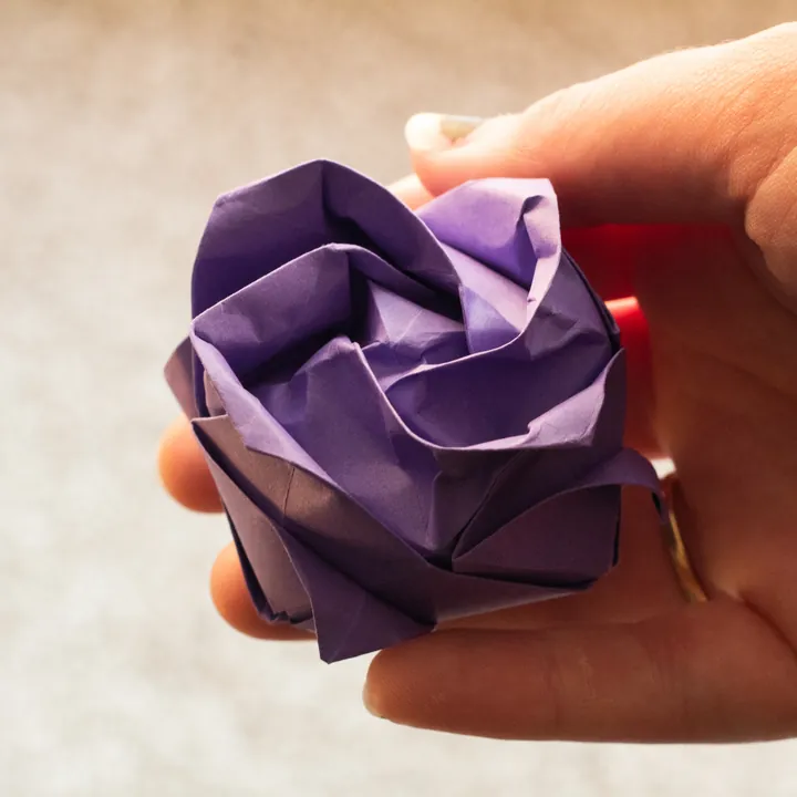 Origami Kawasaki Rose