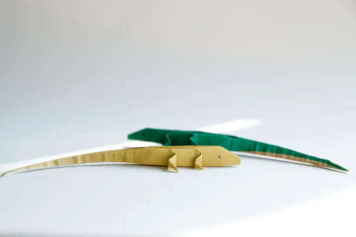 Origami Lizard