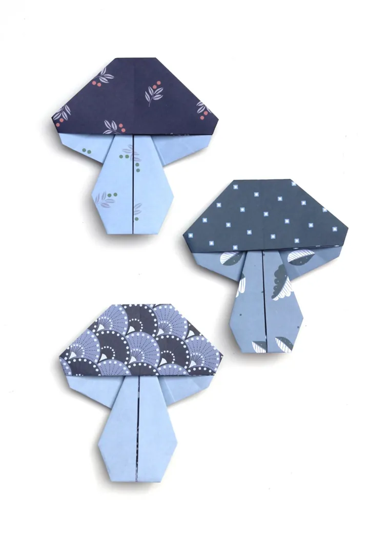 Origami Mushrooms